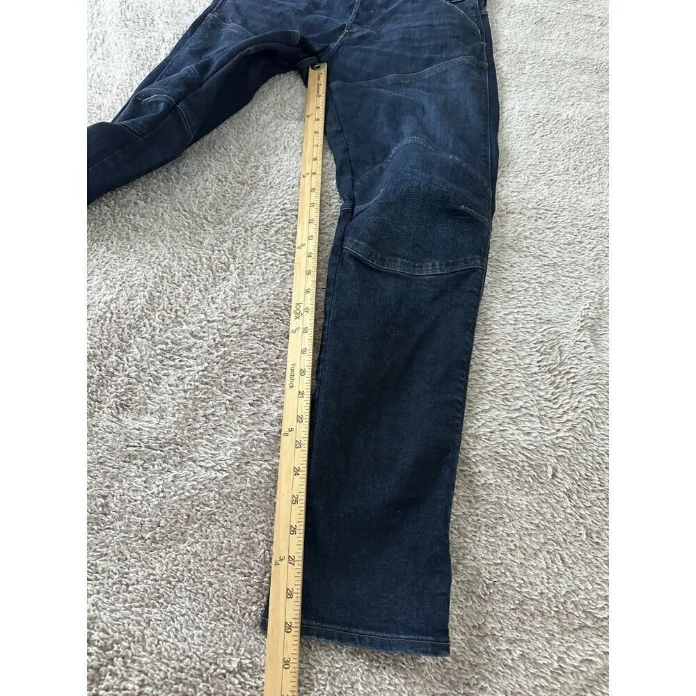 G Star RAW Jeans Mens Blue 5620 3D Slim Moto Style Biker Denim Pants
